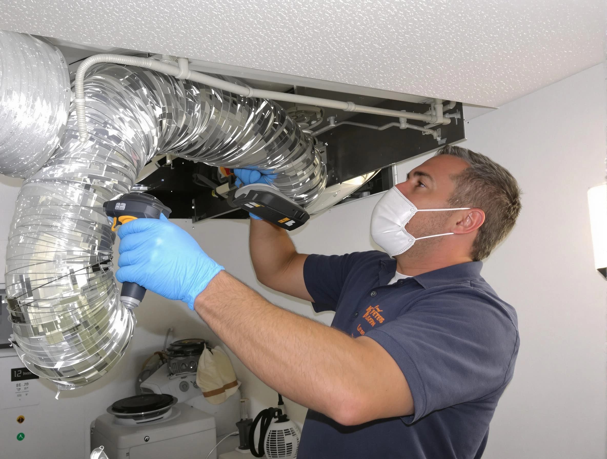 Carnegie Dryer Vent Cleaning professional performing thorough residential dryer vent cleaning in Carnegie