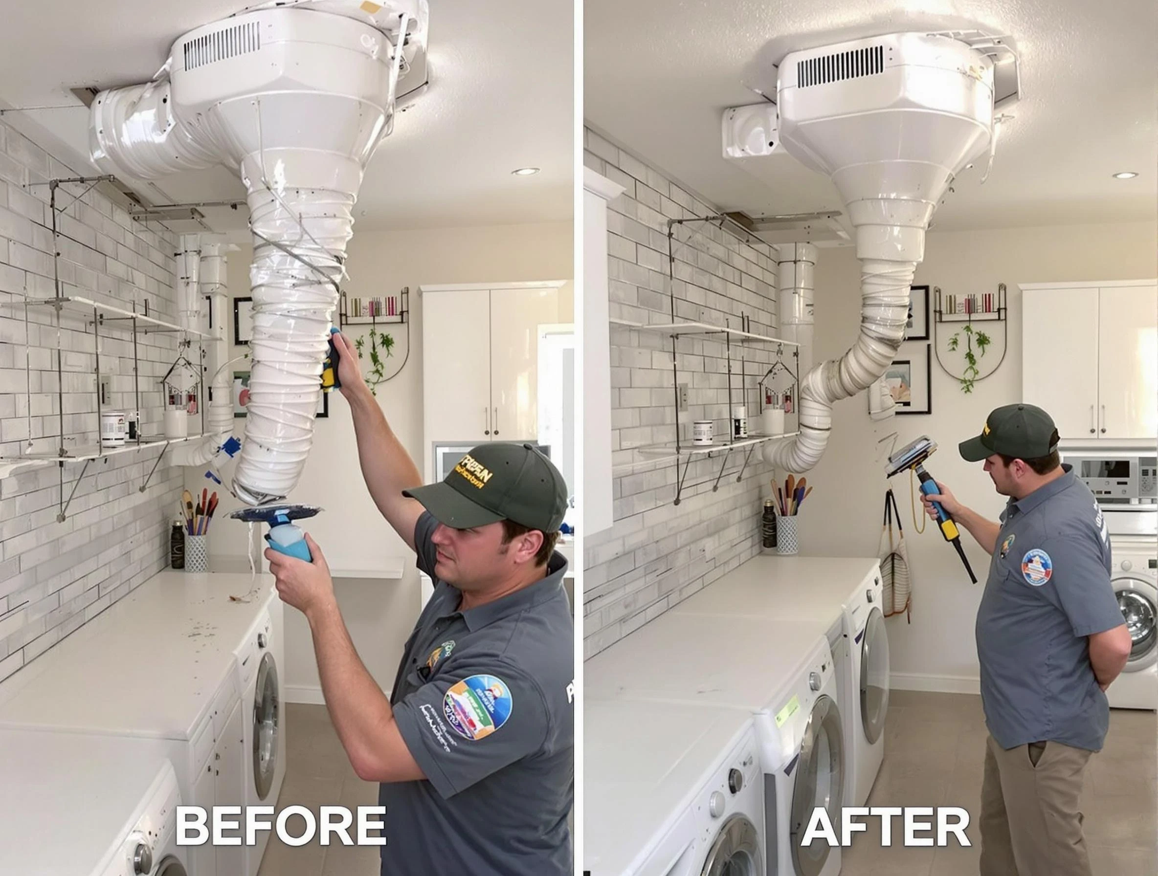 Professional dryer exhaust vent cleaning by Carnegie Dryer Vent Cleaning in Carnegie