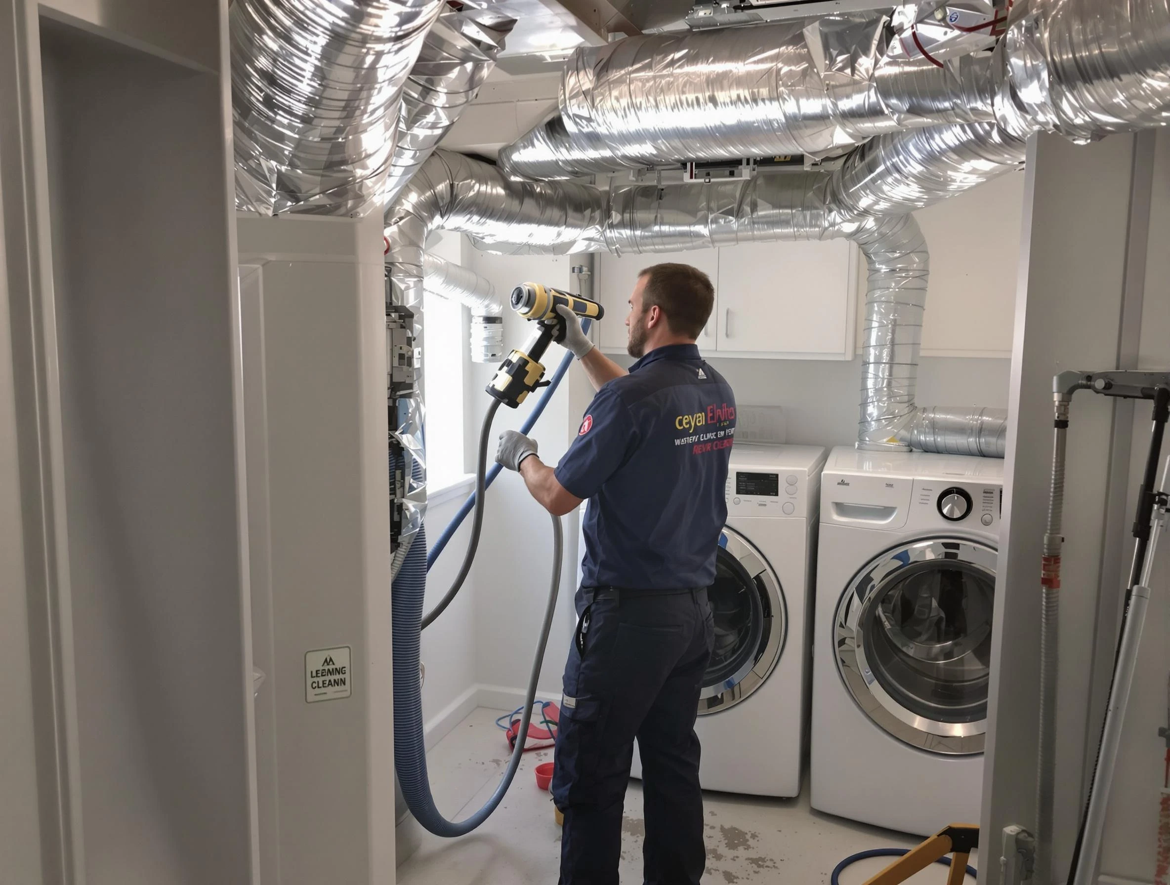 Carnegie Dryer Vent Cleaning specialist using advanced equipment for thorough duct cleaning in Carnegie